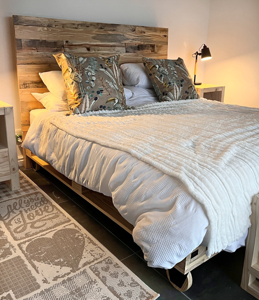 Staggered Reclaimed Headboard