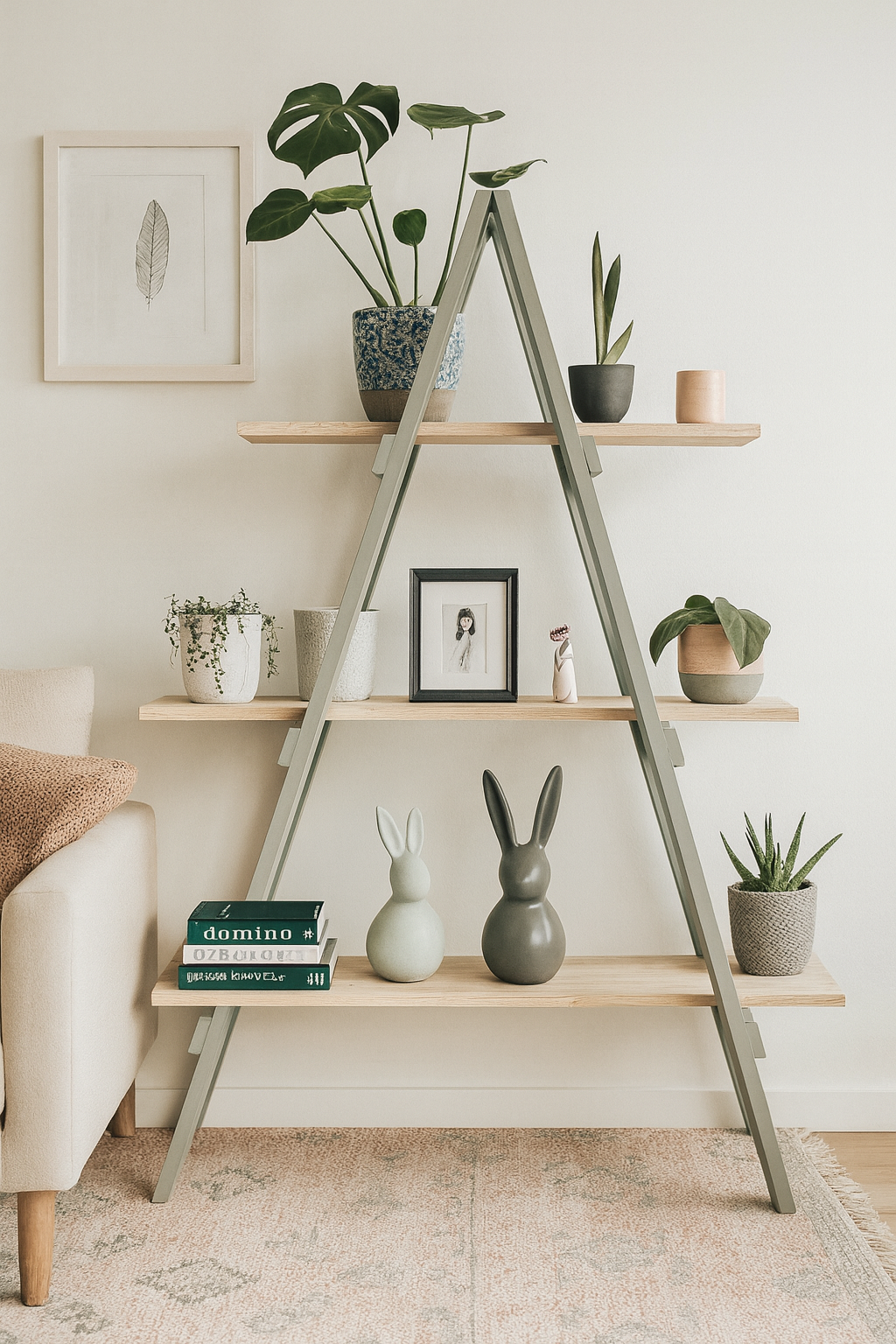 Easy A-Frame Shelf