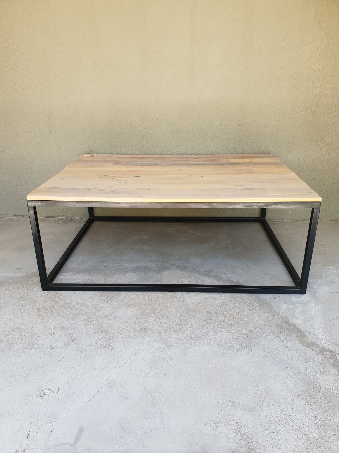 Steel Frame Coffee Table