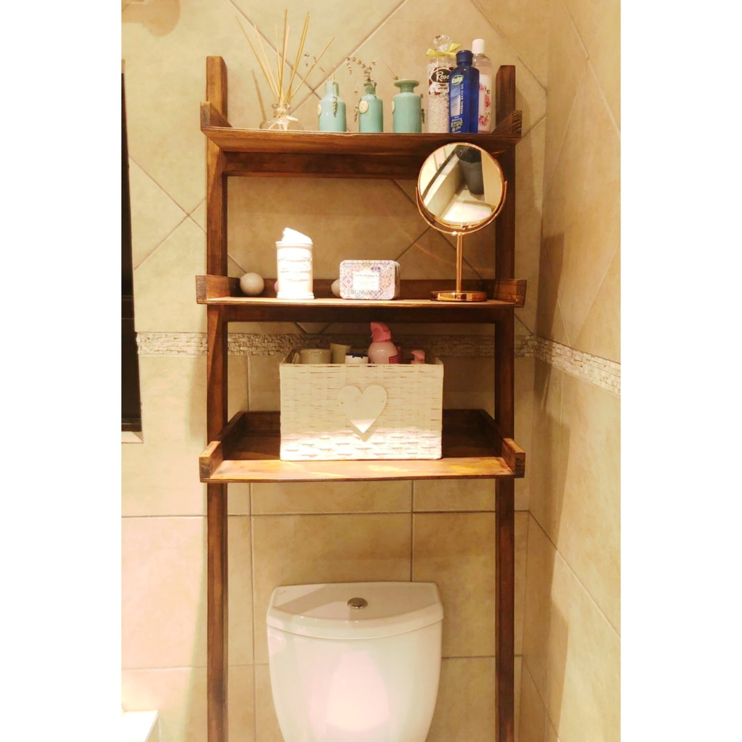 Toilet Leaning Ladder Shelf - Furniture