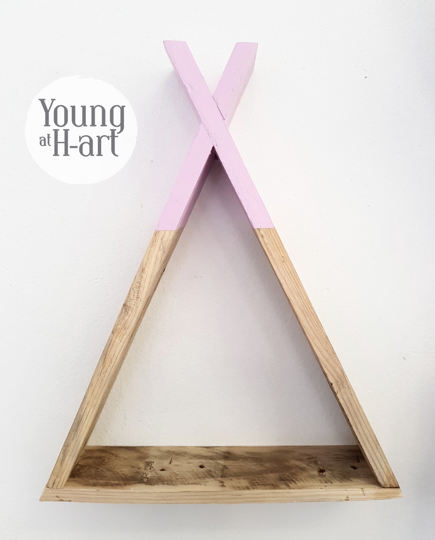 Rustic Tee Pee Shelves