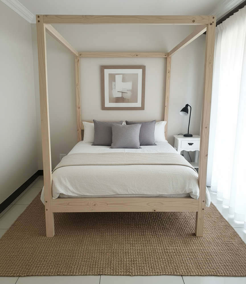 Canopy Four Post Bed