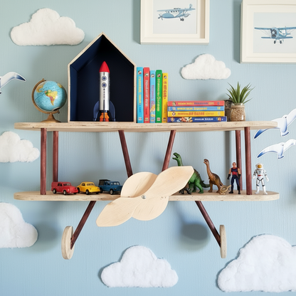 Vintage Aeroplane Shelf