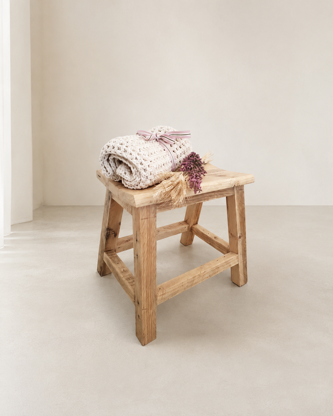 Rustic Milk Stool