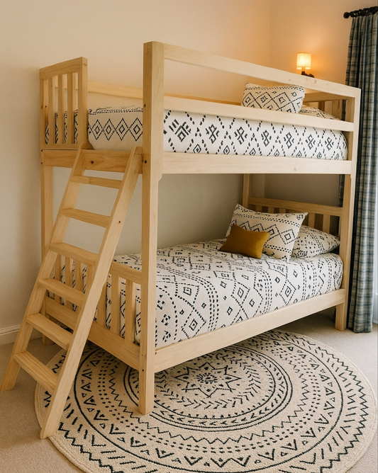 Charlie Bunk Bed- Raised with Legs