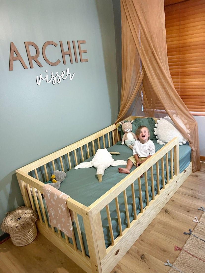 Single Thulani Bed - Grow with Me(Floor & Legs) In Stock