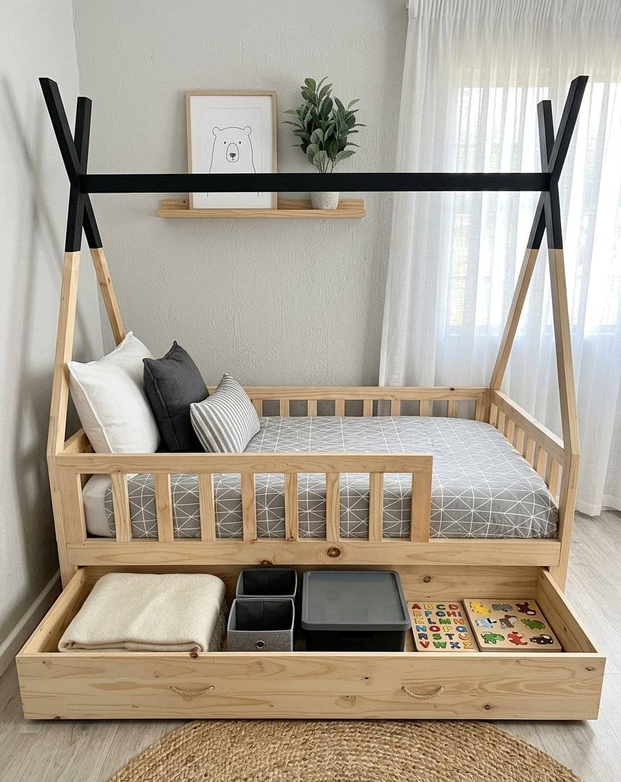 Large Storage Drawer - Bed Length x60cm