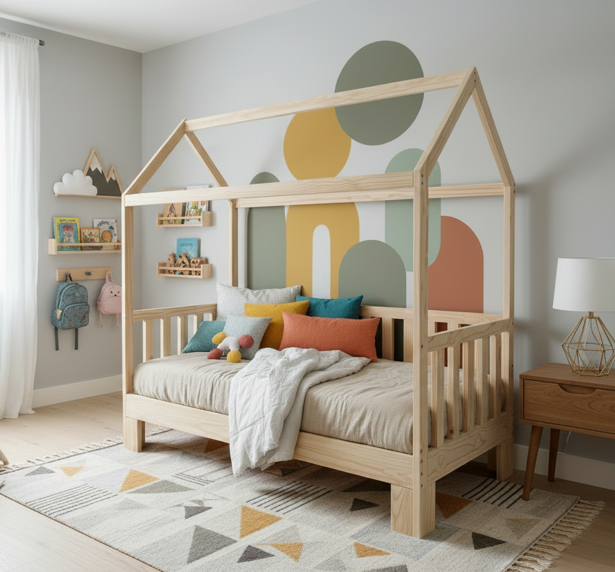 Single Mandla Grow With Me House Bed - In Stock