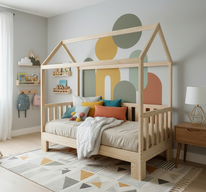 Single Mandla Grow With Me House Bed - In Stock