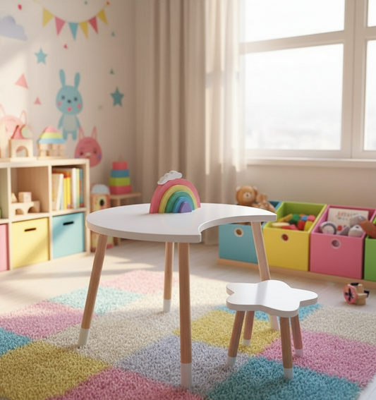 Kids Moon Table Set