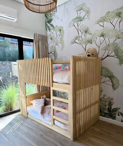 3/4 Flute Panel Bunk Bed - In Stock