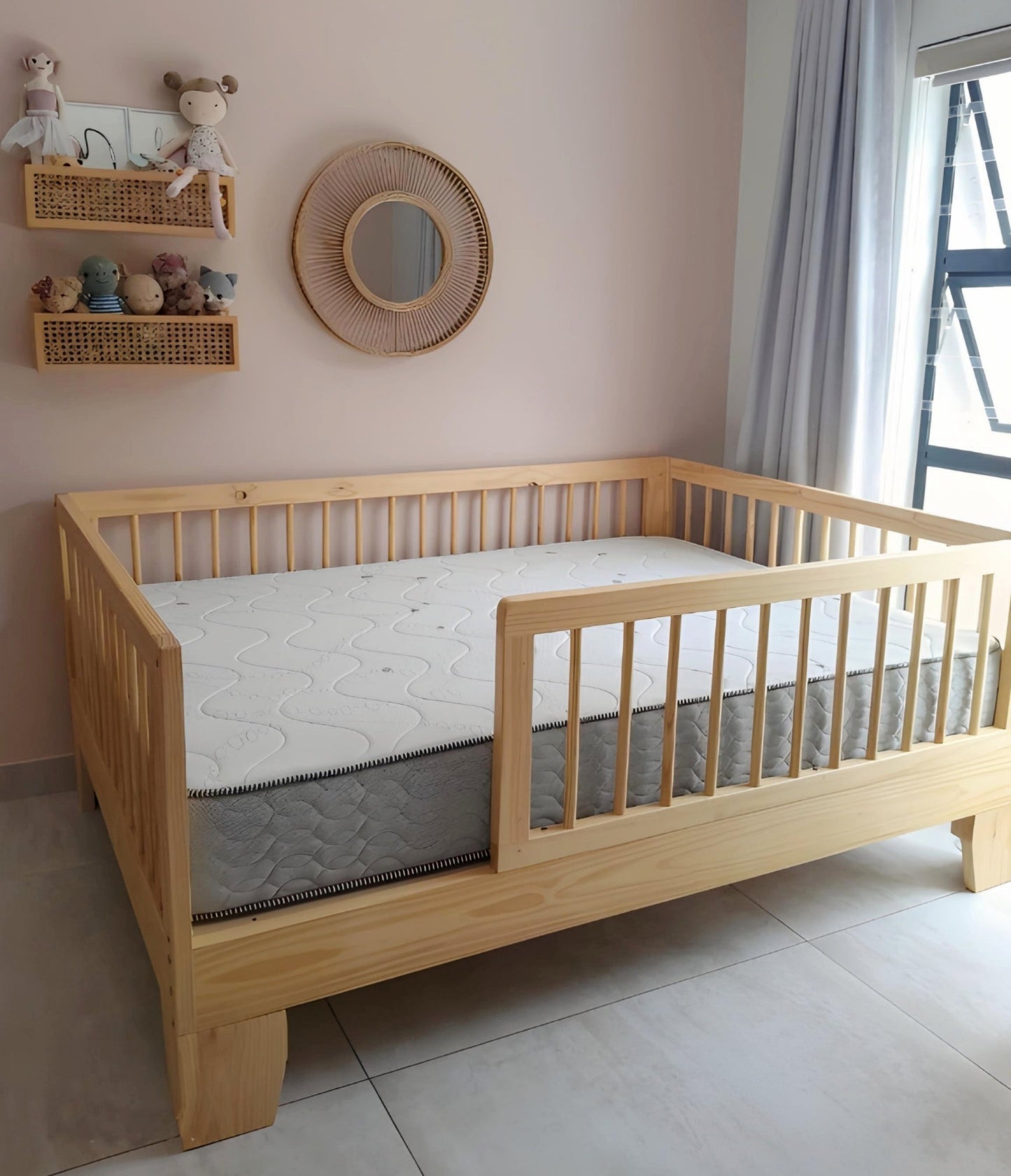 Single Thulani Bed - Grow with Me(Floor & Legs) In Stock
