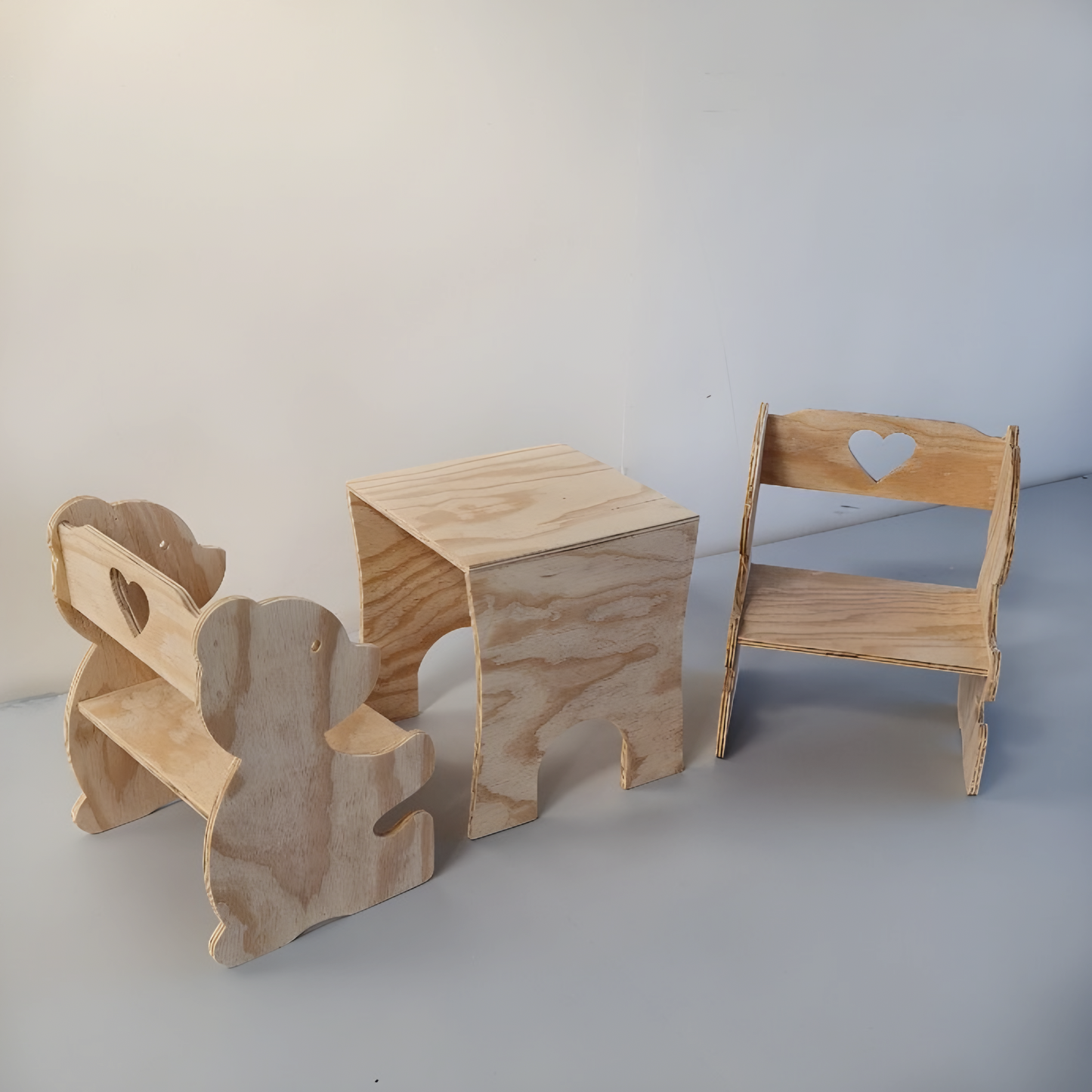 Bear Chair & Table Set