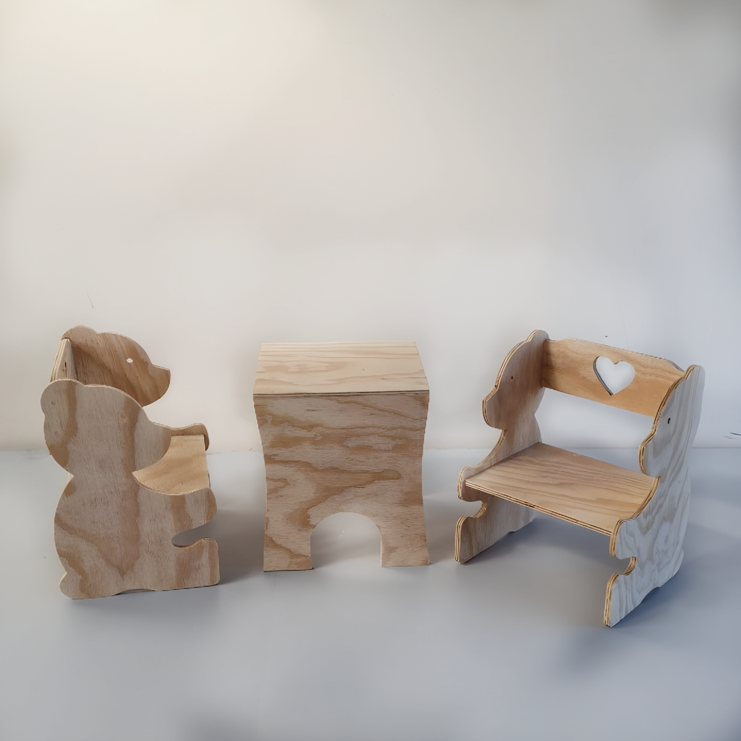 Bear Chair & Table Set