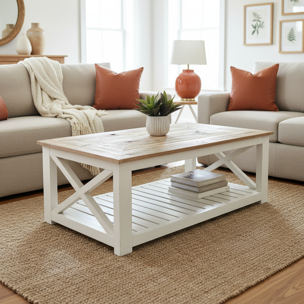 Rustic X - Coffee Table