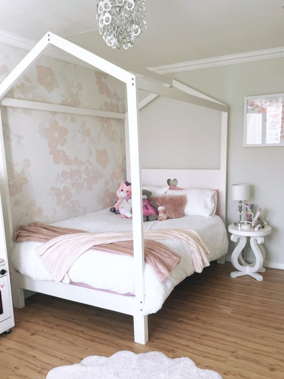 House Bed with Heart or Star Head Board