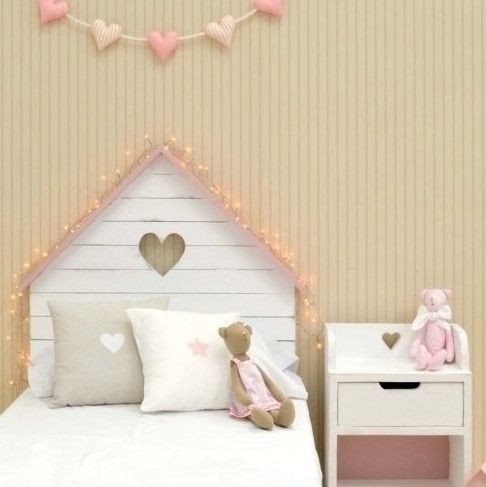 House Cutout Headboard (Star/Heart) - Furniture