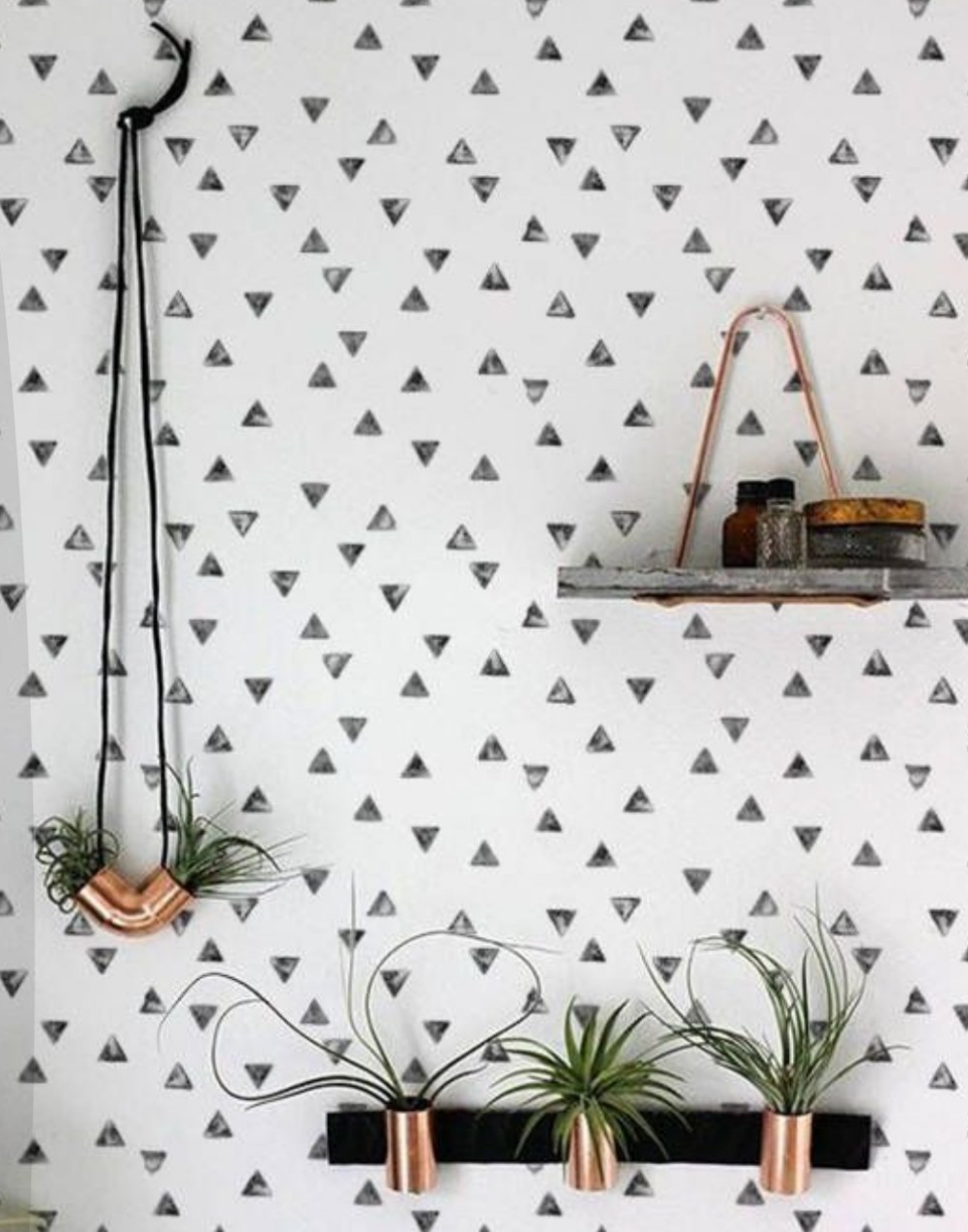 Watercolour Triangle Wall Stickers - Sticker