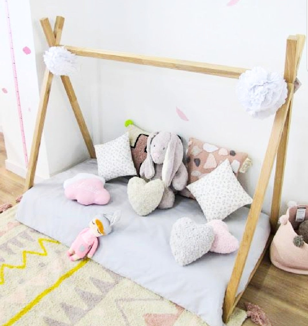 Toddler Teepee Bed (Cot Size) - Furniture