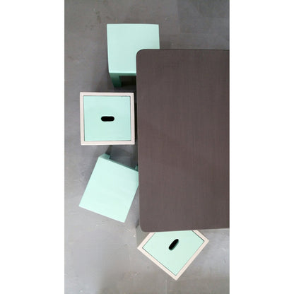 Bokkie Chalkboard Table and 2 x Stools + 2 Box stools -