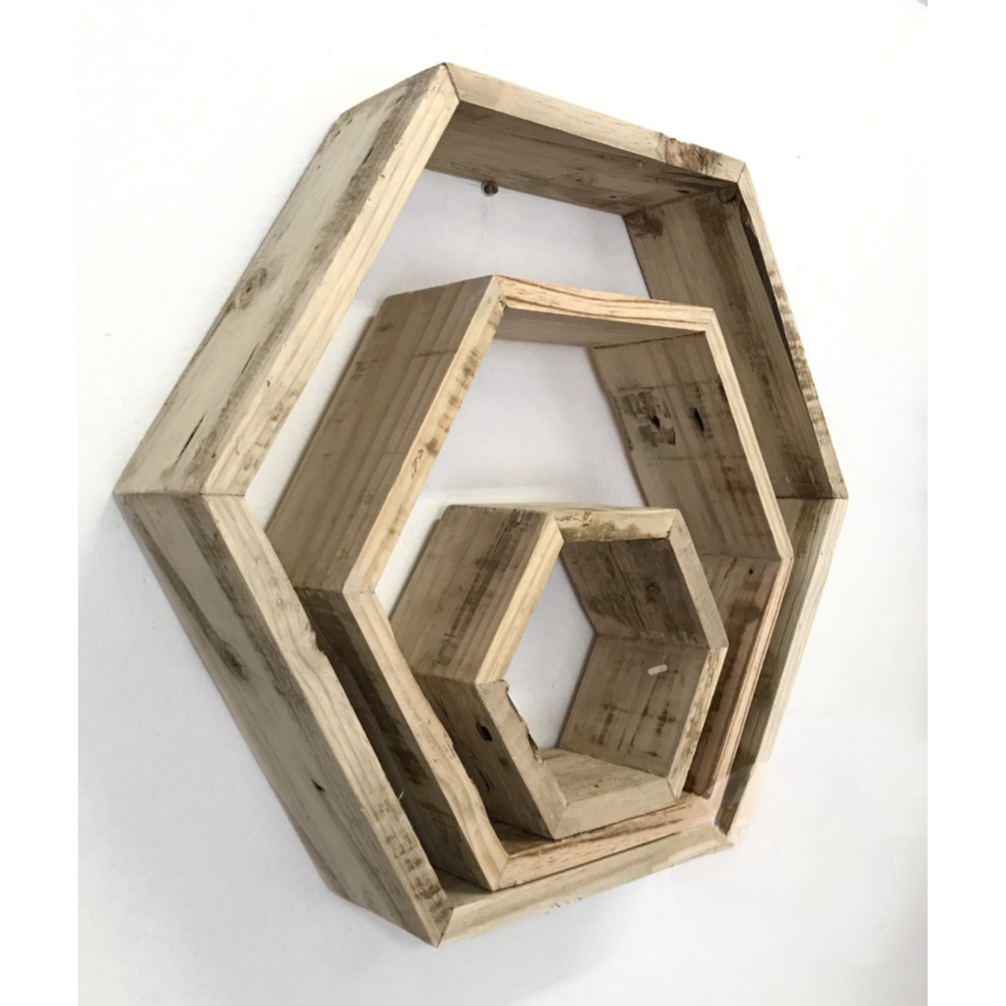 Hexagon Shelves - Set of 3 - Decor