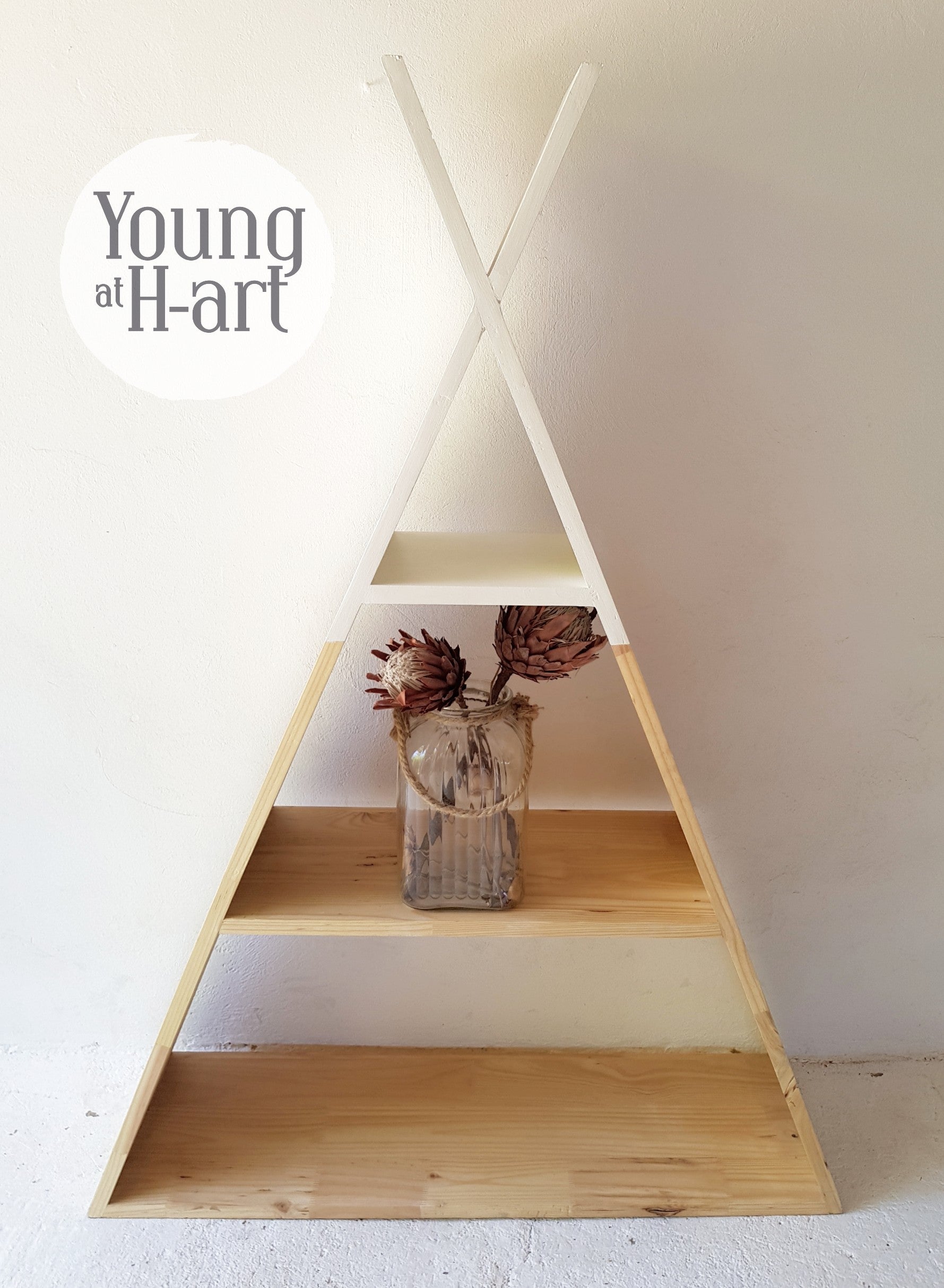 TeePee Floor Shelf. 140cm Tall - Furniture