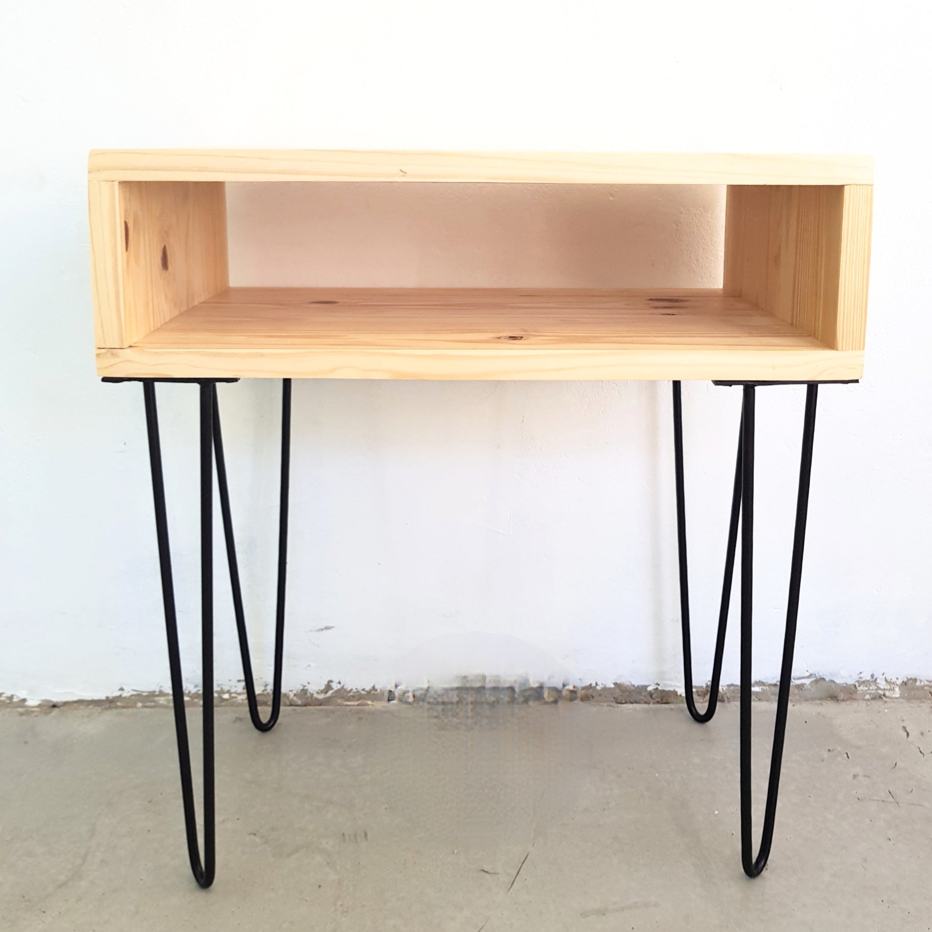 Box Side Table w/Hairpin Legs - Furniture