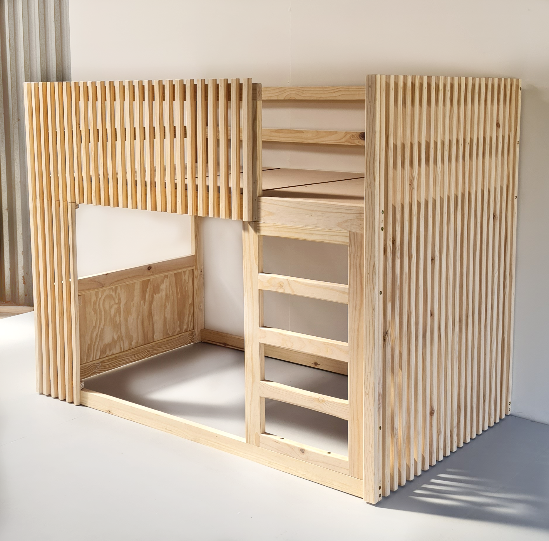 Flute Panel Bunk Bed